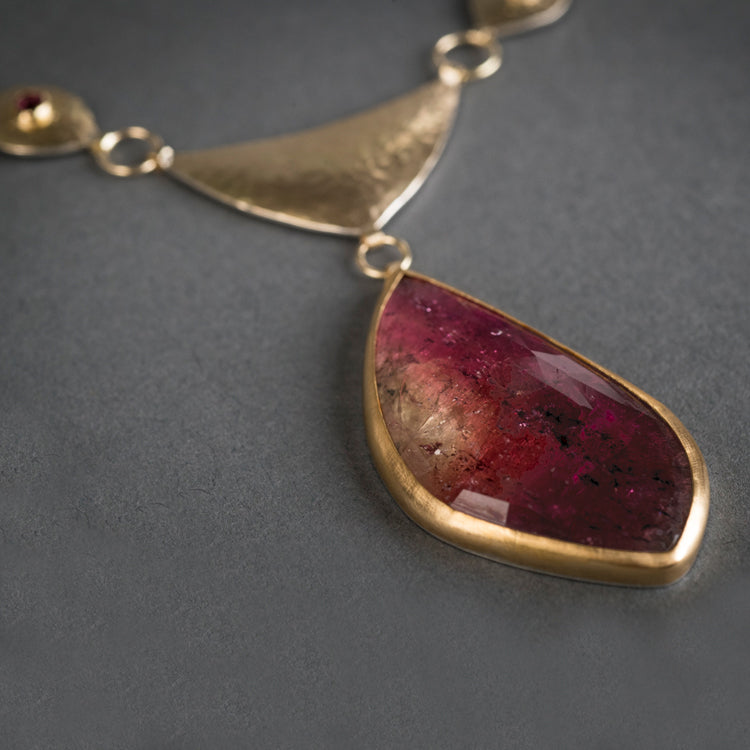 Addison Bi-colored Tourmaline Necklace