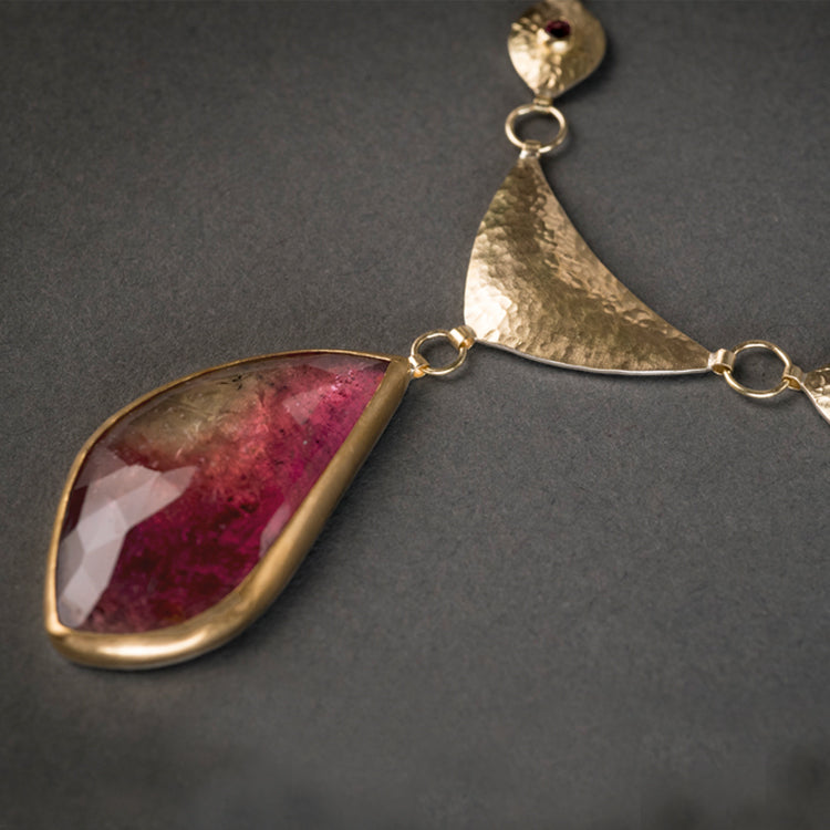 Addison Bi-colored Tourmaline Necklace