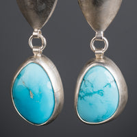 Ianthe Turquoise Dangle Earrings