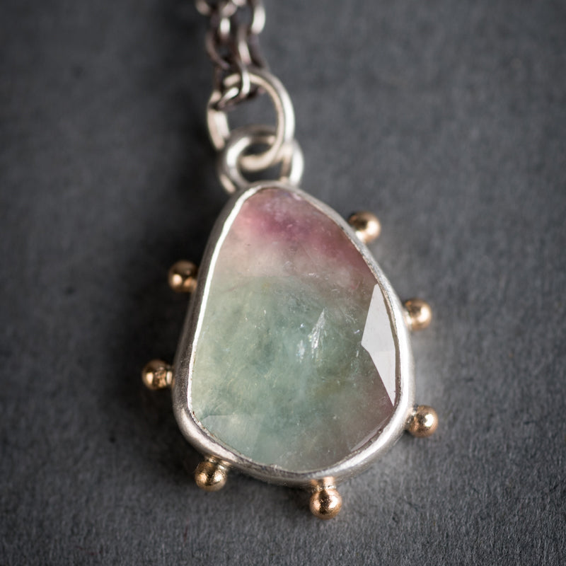 Hailey Bicolored Tourmaline Pendant