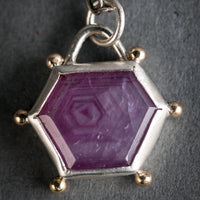 Hailey Rosemary Sapphire Pendant