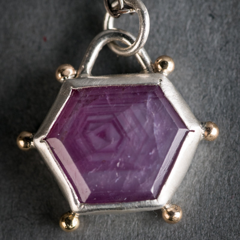 Hailey Rosemary Sapphire Pendant