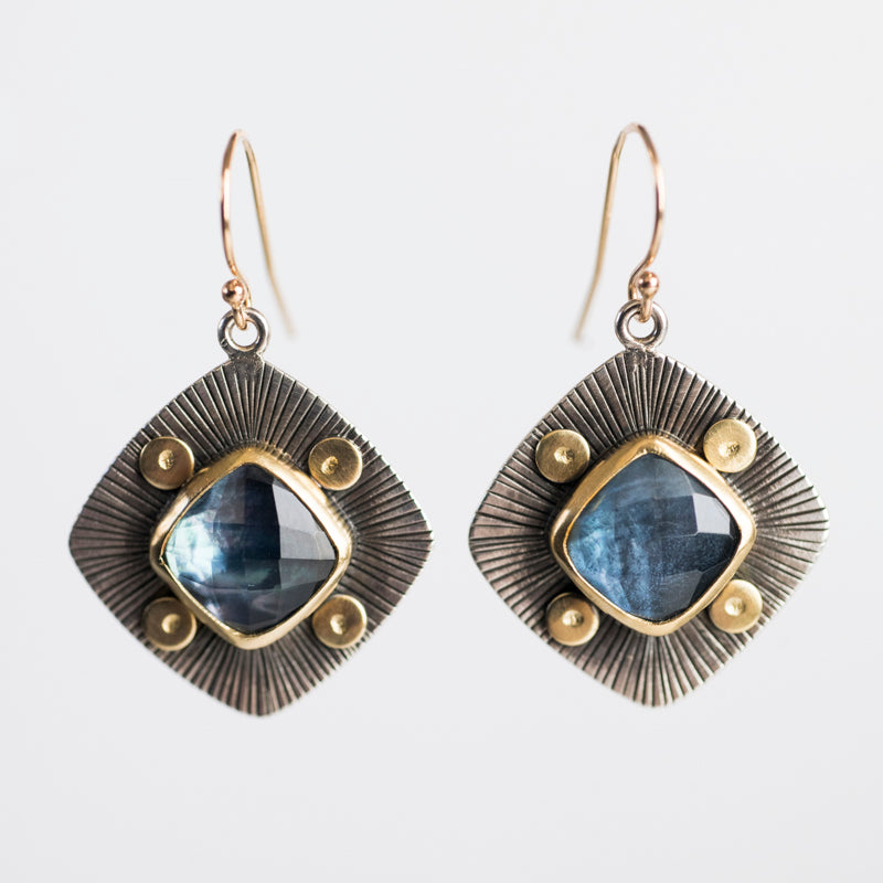 Perth Black Onyx Triplet Earrings