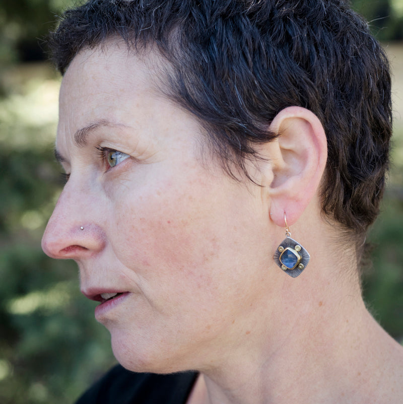 Perth Black Onyx Triplet Earrings