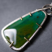 Sienna Gem Silica Toggle Pendant Necklace