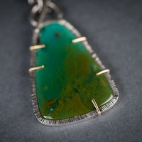 Sienna Gem Silica Toggle Pendant Necklace