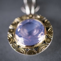 Montana Pink Amethyst Pendant Necklace