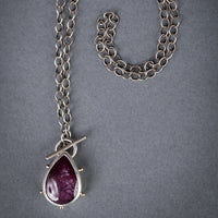 Callisto Star Ruby Toggle Pendant