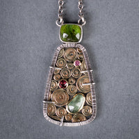 Cayman Multi Tourmaline Gemstone Necklace