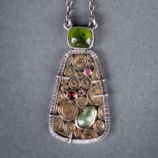 Cayman Multi Tourmaline Gemstone Necklace