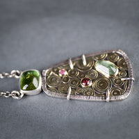 Cayman Multi Tourmaline Gemstone Necklace