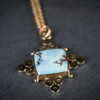 Malabar Golden Hills Turquoise Pendant