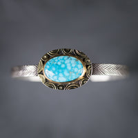 Mykonos Kingman Turquoise Cuff Bracelet