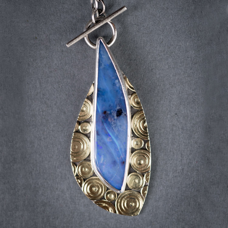 Ibiza Boulder Opal Toggle Necklace