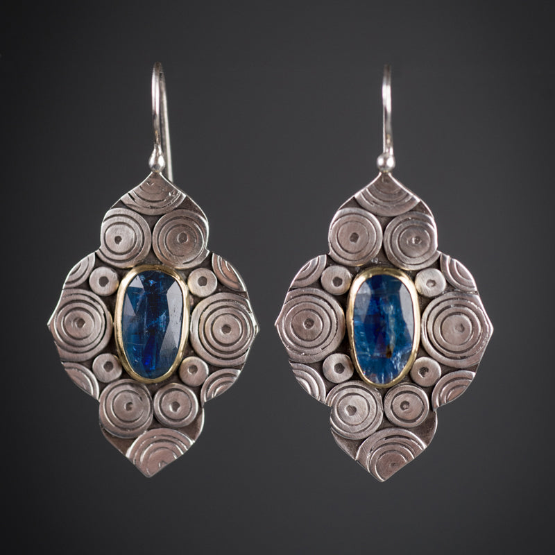 Mustique Blue Kyanite Drop Earrings