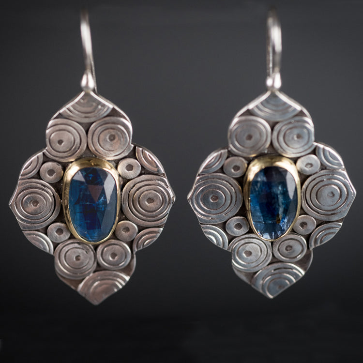 Mustique Blue Kyanite Drop Earrings