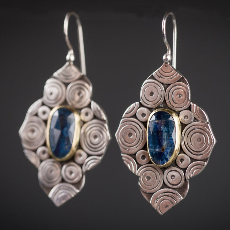 Mustique Blue Kyanite Drop Earrings