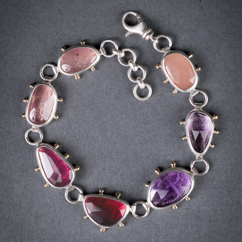 Europa Multi Color Gemstone Bracelet
