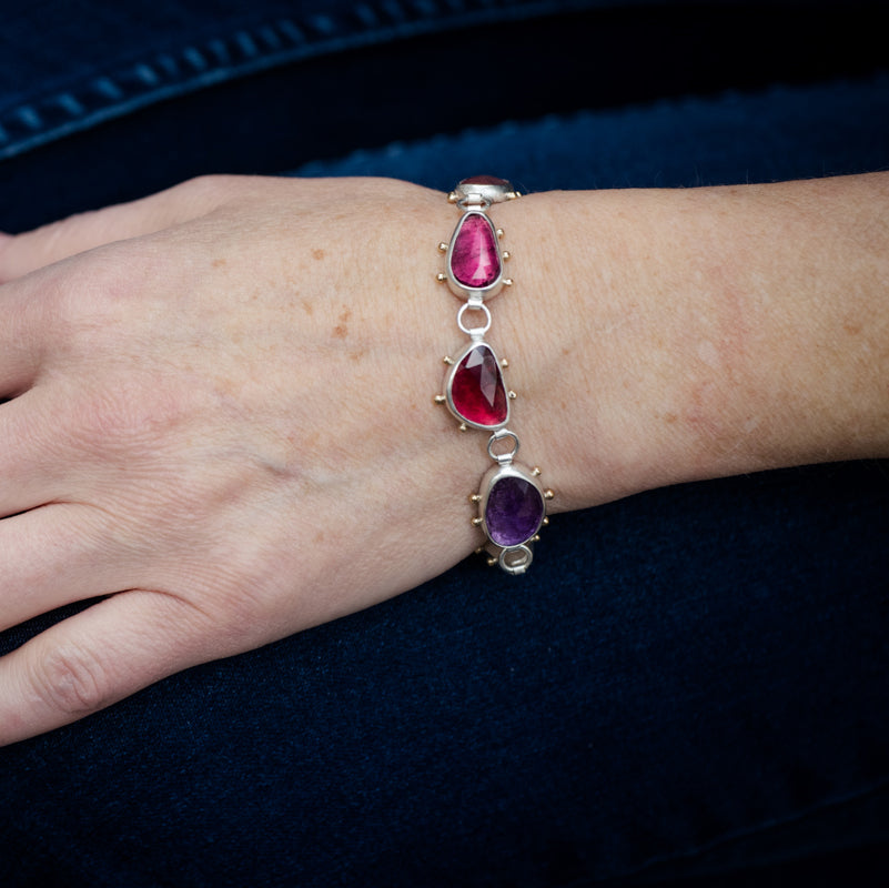 Europa Multi Color Gemstone Bracelet