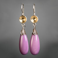 Elsa Phosphosiderite Teardrop Dangle Earrings