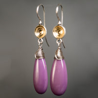 Elsa Phosphosiderite Teardrop Dangle Earrings