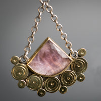 Malta Purple Sapphire Chandelier Earrings