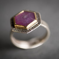 Sorento Rosemary Sapphire Ring - size 6