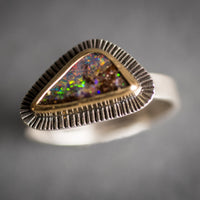 Sorento Boulder Opal Ring - size 6 1/2