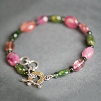 Palma Green & Pink Tourmaline Bracelet