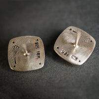 Tresco Smoky Topaz Doublet Studs