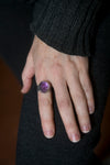 Majorca Amethyst Ring in Silver, US size 7 1/2