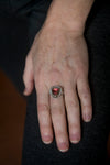 Sorento Pink Tourmaline Ring in 18k Gold & Silver, US size 7
