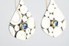 Mustique Blue Sapphire Drop Earrings in Solid Gold & Silver