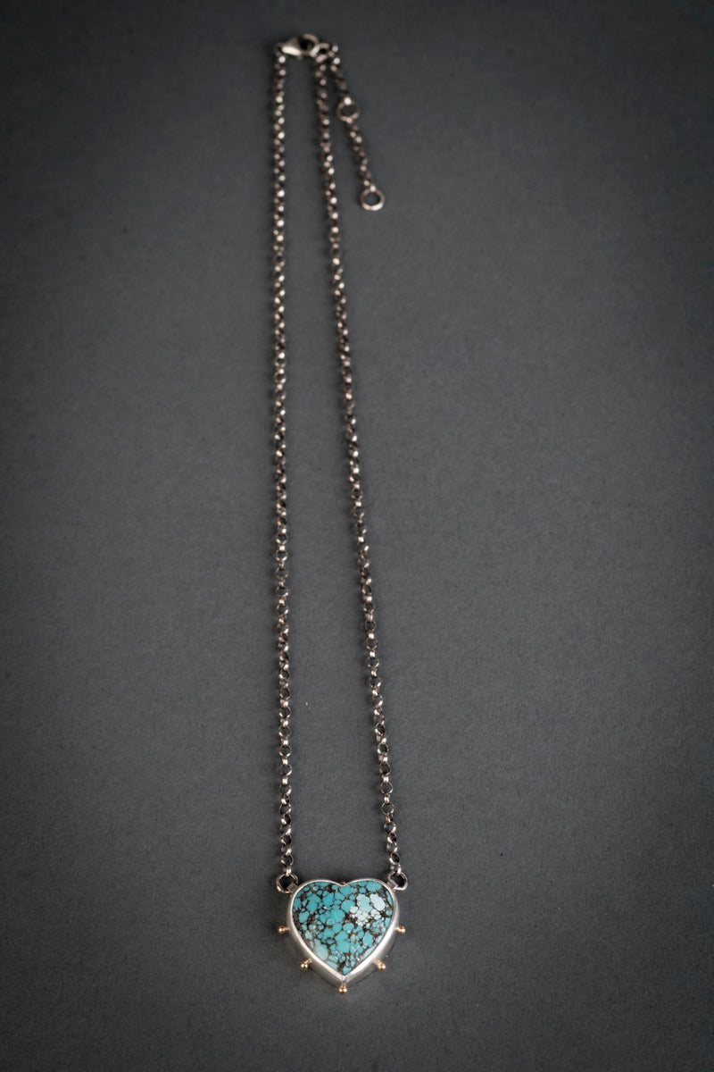 Ceres Turquoise Heart Necklace