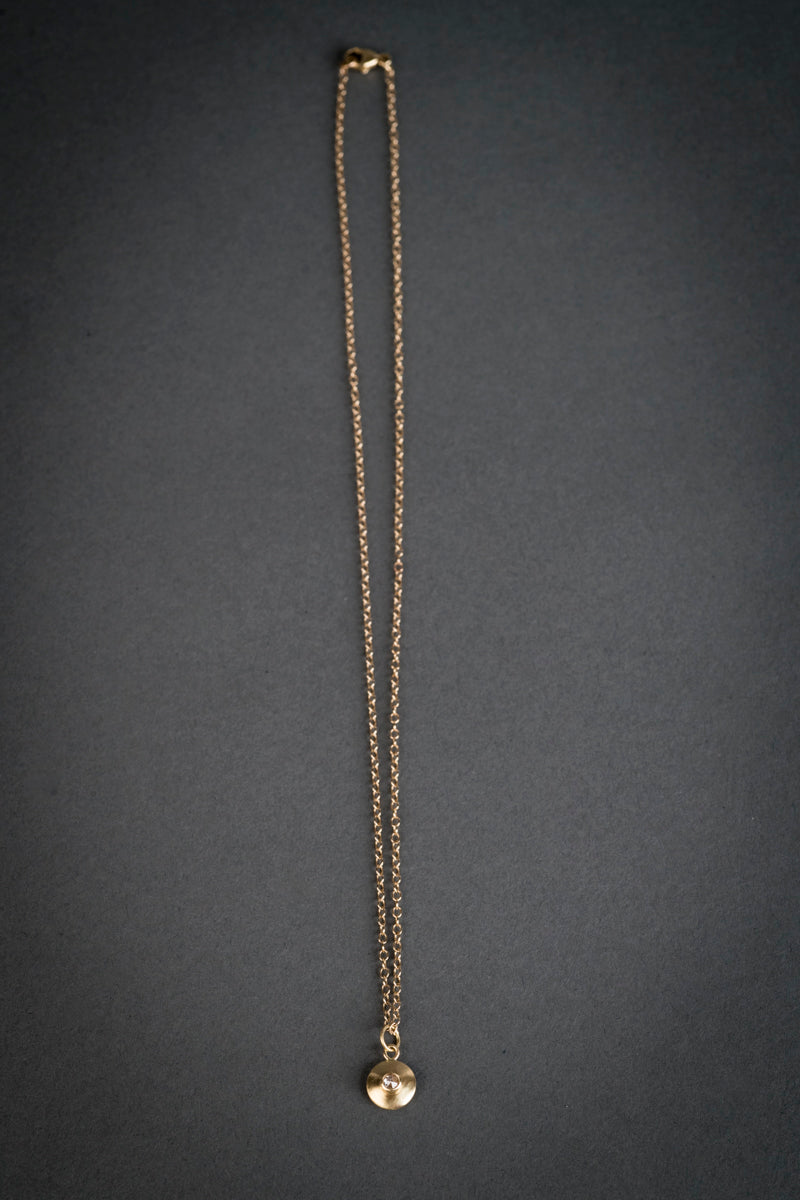 Elana Rose Cut Diamond & 18k Pendant