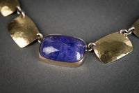 Lynn Tanzanite & Shield Bib Necklace