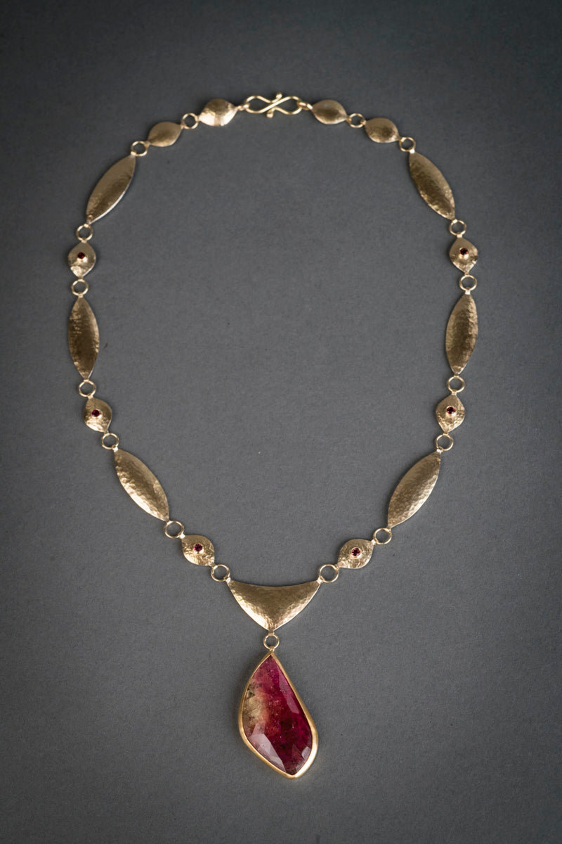 Addison Bi-colored Tourmaline Necklace