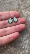 Sorento Blue Chalcedony Stud Earrings