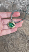 Osaka Emerald & Moss Aquamarine Necklace