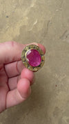 Mykonos Pink Sapphire Ring - size 8