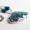 Adelaide Shattuckite & Apatite Sterling Silver Necklace