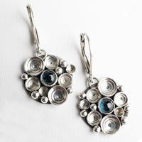 Sample Sale - Scilla London Blue Topaz Seascape Earrings