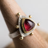 Sydney Pink Tourmaline Ring in 18k Gold & Silver - Size 6 3/4