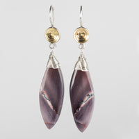 Elsa Mookite Jasper Spear Dangle Earrings