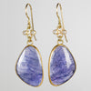 Jupiter Tanzanite & Diamond Earrings, One of a Kind