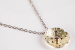 Shiomi Lavender Sapphire Pendant in 18k Gold & Silver