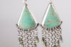 Artemis Turquoise & Green and Blue Gemstone Chandelier Earrings