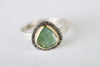 Sorento Green Tourmaline in 18k Gold & Silver Ring, Size 7