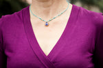 Borealis Tanzanite & Sleeping Beauty Turquoise Necklace