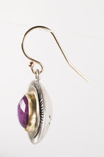 Toulouse Rosemary Sapphire Earrings in Gold & Silver